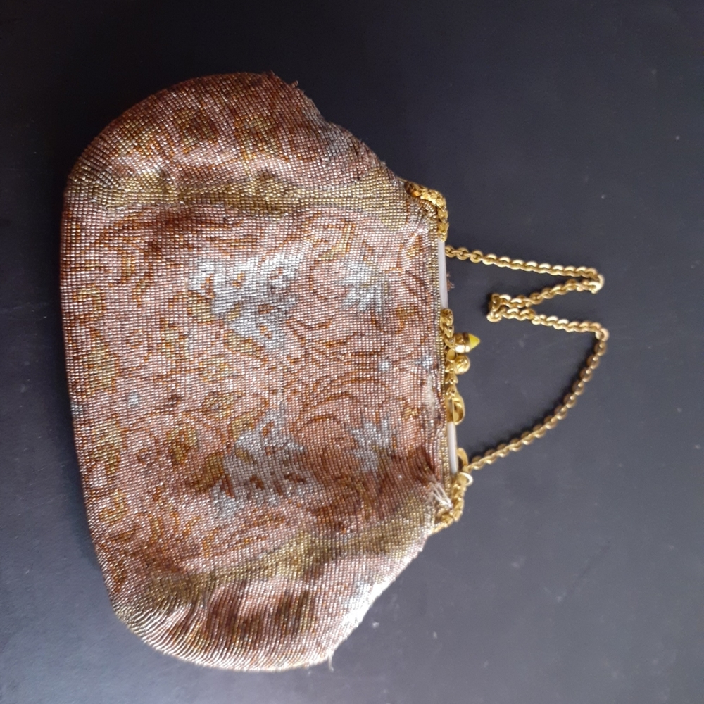 Gorgeous Vtg Whiting & Davis Style Mesh Purse Mad… - image 1